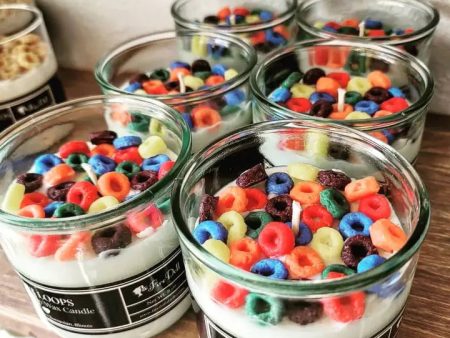 Fruit Loops Cereal Candle 8 oz Online