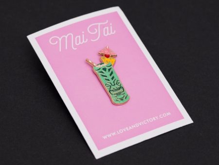 Mai Tai Cocktail Pin Sale