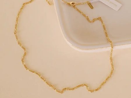 Simple Twist Chain Necklace Online Sale