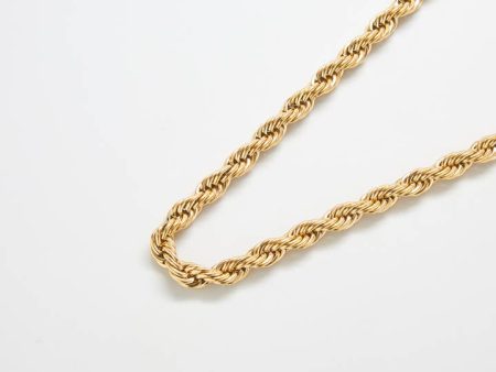 Gold Chunky Rope Chain Online Sale