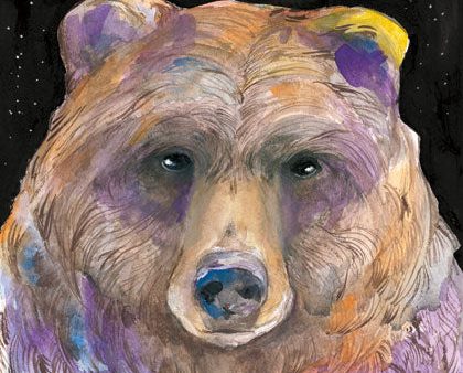 JM218 - Galaxy Bear - 12x16 Online now